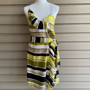 •Milly of New York• Silk Wrap Ruffle Dress-Size 8